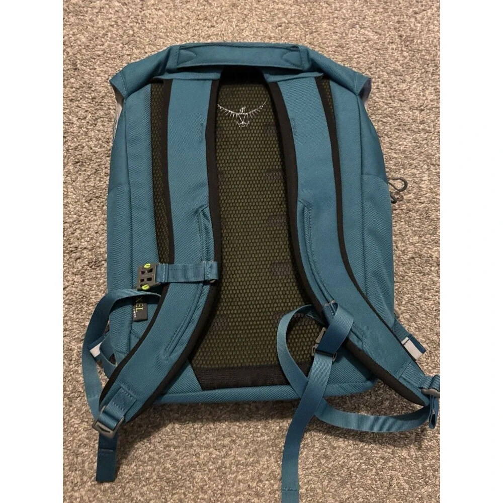 Osprey Pixel Port Daypack Backpack Teal Laptop Tablet Commuter